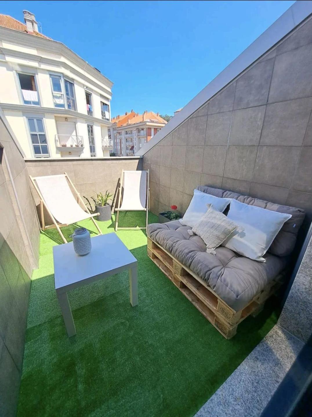 Atico Deluxe Muy Cerca De La Playa, Parking Gratis Lägenhet Moaña Exteriör bild